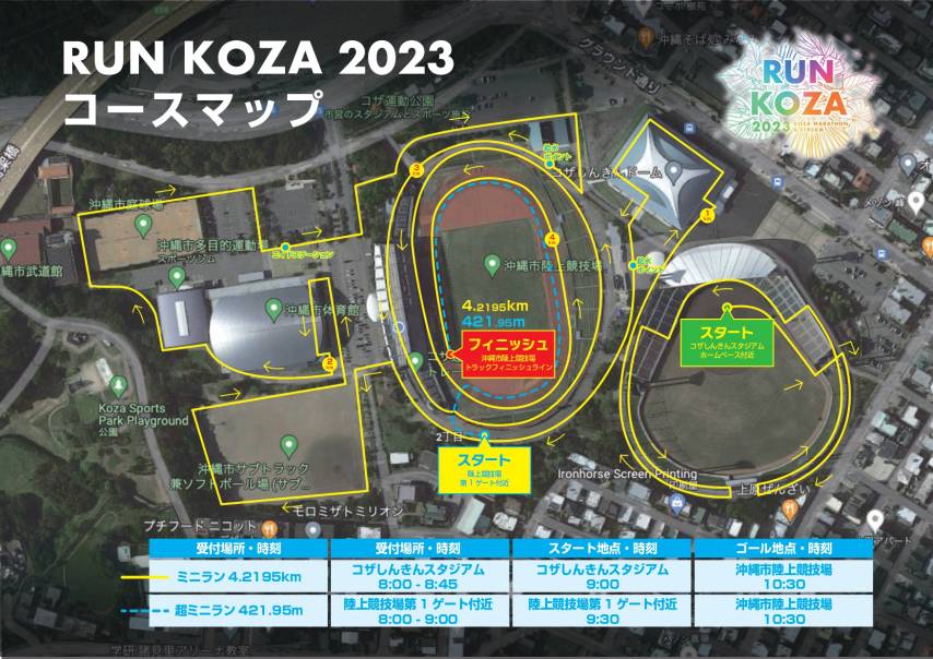 2023年2月12日(日)RUN KOZA開催のお知らせ【2/3情報更新】